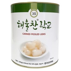 삼도식품 해울3S캔락교 3kg X 6ea(1박스)*무료배송 / 해울3S락교 해울찬3S락교 3S락교 3S캔락교 해울캔락교 해울락교 락교통조림 캔락교 삼도식품락교 캔락교통조림 락교, 6개