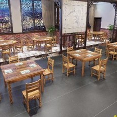 고깃집테이블 갈비집 숯불 고기집 인덕션 불판 고기불판상 불판테이블 식탁 탄화 원목 원탁, 13 말 안장과 의자는 따로 팔지 않는다.