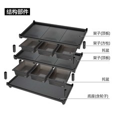  레파즈렉사 사육장 도마뱀 파충류 적재형, A6P(한 레이어에 5개의 펌프) 높은 투명성 