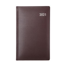 [오롬] 2021년 핸디다이어리 클래식 위클리 2 Color, 다크브라운