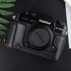 디카 가죽 케이스 호환 케이스디카 가죽 케이스 호환 케이스Fuji Micro 싱글 카메라 가방 XT30 20 XT2 XT3 XA5 7 3 X100V 디지털카메라 케이스, NONE, 2. 색상 분류: XT30 수제 맞춤형 가죽 블랙 구매
