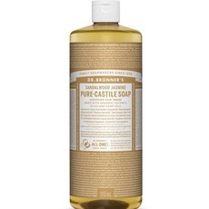 [닥터브로너스] 친환경 샌달우드 자스민 퓨어 캐스틸 솝 4종 용량, 1개, 950ml