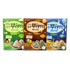 아이배냇 아기 이유식 재료 솔솔 뿌려먹는 레시피 3종 김자반 야채 해물, 1개 - 돌아기김자반