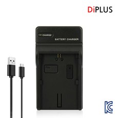 DiPLUS 소니 NP-FW50 호환 충전기 A6000 A5100 A5000 A3000, 01.USB 호환충전기