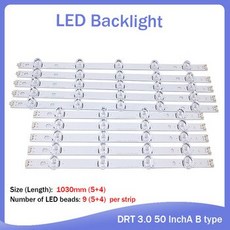 [해외] LG 50 &QUOT;INNOTEK DRT 3.0 1027MM LED 백라이트 스트립 9 LED AB 유형 REV01 REV02 140218 140107 50 인치 LC, 상세내용표시