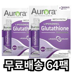 오로라뉴트라사이언스 글루타치온 750 mg 액상 개별 포장 32개 각 15 ml