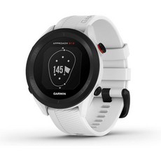Garmin 가민 어프로치 S12 사용하기 쉬운 GPS 골프 워치 42k 이상 프리로드 코스 화이트 0100247202, 1개