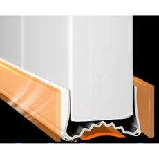 솔플레이스 외풍차단 PVC 문틈막이 방문 틈새막이 바람막이 문틀 우풍 방풍 불빛 벌레 차단 발끼임 손끼임 방지 문풍지, PVC문틈막이, 화이트, 1개