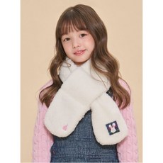 [빈폴키즈] [24FW 30%OFF]플리스 머플러 아이보리 (BI4X84U010)