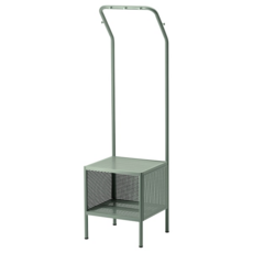 이케아 NIKKEBY 니케뷔 옷걸이행거 그레이그린40x142 cm, 미포함(파손면책)