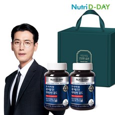 뉴트리디데이 프리미엄 루테인 지아잔틴 골드 60캡슐 2병선물세트, 2개
