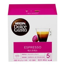 돌체구스토 에스프레소 캡슐커피, 5.5g, 16개입, 3개