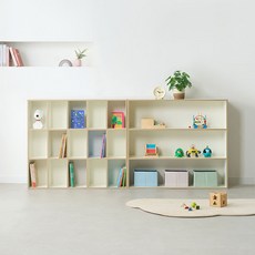 나산가구 3*5 책장, 화이트, 3단