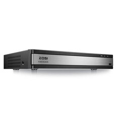 ZOSI H.265+ 1080P 라이트 보안 카메라 시스템용 16 채널 DVR 하이브리드 4-in-1(아날로그/AHD/TVI/CVI) 감시 CCTV DVR 레코더 모션 감지 - 16채널dvr