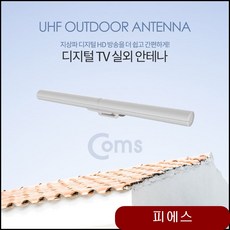 Coms 디지털 TV 실외용 안테나 수신기 화이트 Full HD 그래픽 랜카드 ynpq