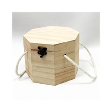 8각 나무상자 송목원목케이스 17cmX17cmX15cm