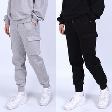 [모노그래프] 여자 빅사이즈 카고 조거 트레이닝팬츠(M-4XL)