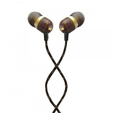House of Marley Smile 자메이카 인 이어 헤드폰 1 버튼 제어 소음 차단 9.2mm 드라이버 마이크 2 가지 크기의 젤