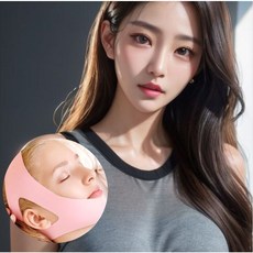 SD 입벌림방지 코골이 브이라인 양압기 수면밴드+사은품증정, 핑크(코골이방지 사은품증정), 1개