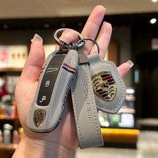 포르쉐키링 카이엔 Cayenne 718macan Panamera taycan/911, 20. B형 서킷 그레이 싱글쉘+가죽버클+쉴드