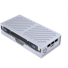 사일런트 팬이 있는 USB4 40Gbps NVMe SSD 인클로저 ASM2464PD Inside Compatible with M1/M2/M3 Mac support 8TB M.2, 1개