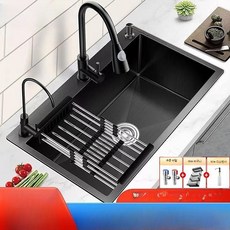 사각 싱크볼 아티잔 씽크볼 상판 개수대 식당, 9. 두꺼운 나노 싱크   75x40 센티미터