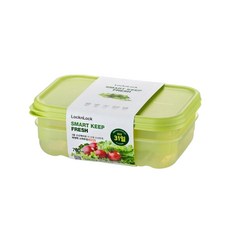 락앤락 스마트 킵 프레쉬 밀페용기 760ml, 1세트, 밀페용기 2p
