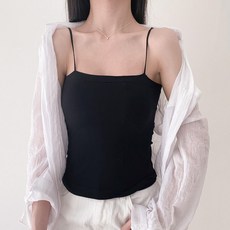 블루씨티 숏 롱 2가지 기장 소프트 치즈 스퀘어 끈나시 브라탑 브라렛