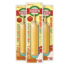 롯데 의성마늘 닭가슴살 프랑크 65g / 닭가슴살 핫바 소세지, 10개