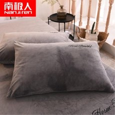 China Oem 겨울철 순면 솜베개 호텔용침구 남극인 자수 베갯잇 TST000012161, 01 48cmX74cm