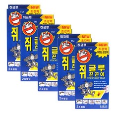 쥐글루 끈끈이 2트랩입 플라스틱형, 2개입, 5개