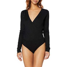 Petit Bateau 여성용 바디 Ml_5270701 쉐이핑 바디 수트 멀티 컬러 (Noir / or 01) 8 (크기 : XXS12 XX