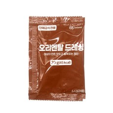 아워홈 일회용 오리엔탈 드레싱 소스 30g x 100봉 (+불닭맛김) 샐러드 드레싱, 100개