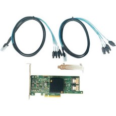 LSI 9207-8i RAID 컨트롤러 카드 6Gbs SAS SATA PCI-E 3.0 HBA IT 모드 확장기 ZFS FreeNAS unRAID 2 8087 케이블