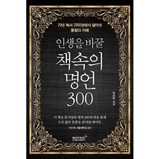 인생을 바꿀 책속의 명언 300:20년 독서 2000권에서 알아낸 통찰의 지혜 리텍콘텐츠 최영환