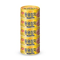 동원참치 살코기 라이트스탠다드 100g x 5캔, 5개