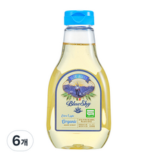 BlueSky 유기농 아가베 시럽 엑스트라 라이트, 330g, 6개