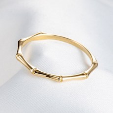 18k실반지