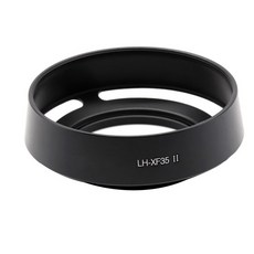 금속 교체용 2 43mm 후드 인 f/2 후지필름 스크류 실버 LH XF35 R WR 블랙 23mm XF 35mm, Black, 02 Black, 1개