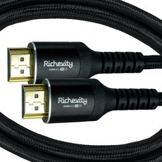 리체비티 8K HDMI 공식 인증 HDMI 2.1 케이블, 2M, 1개