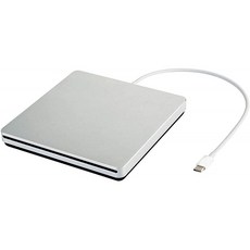 MacBook Pro/Air/Mac/Laptop/Windows10(Sliver)용 CD DVD Reader의 외장 CD DVD 드라이브 USB C CD DVD 버너/Writer Slim Port, 단일옵션