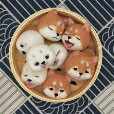 양모펠트강아지눈