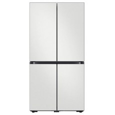 삼성전자 비스포크 4도어 프리스탠딩 양문형 냉장고 870L 방문설치, 코타 화이트,