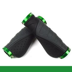 알루미늄 합금 자전거 핸들 바 그립 라이딩 바이스 장비 산악 액세서리, [08] Gray-Green, 8) Gray-Green, 1개