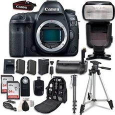 Canon EOS 5D Mark IV 디지털 SLR 카메라 번들 (본체 전용) + 전문가 용 액세서리 번들 (14 품목), One Color_Body, 상세 설명 참조0, 상세 설명 참조0