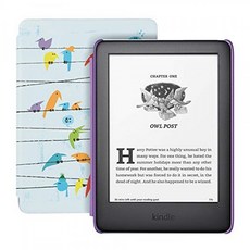 Amazon Kindle Kids Edition 자녀 보호 기능이있는 어린 이용 Kindle-Rainbow Birds Cover, 단일상품, 단일상품