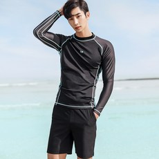 위크나인 남성 래쉬가드 상의 비치웨어 위크래쉬, 남성 상의 래쉬가드_다이브