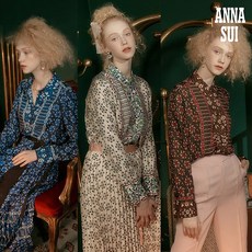 9.[최초가 199000원] ANNA SUI 판타지아 실크 블랜딩 블라우스 1종