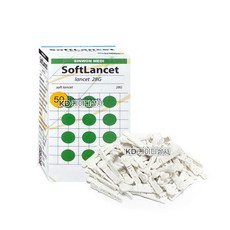 신원 소프트란셋 채혈침 28G 1통(50개입) 아큐첵 호환침 수동 랜싯