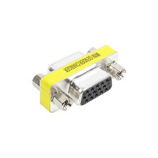 넷메이트 HD15 D-sub Female to Female 젠더(3열 15F/15F) RGB케이블 연장 RGB(VGA)암/수 변환 NM-G15F3, 1개